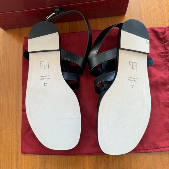 Tamara Mellon Leather Sandals - Picture 4 of 5